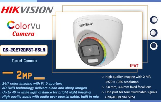 DS-2CE72DF8T-FSLN Hikvision 2MP COLORVU CAMERA Camera.lk Colombo Sri Lanka