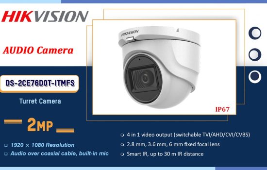 DS-2CE76D0T-ITMFS Hikvision 2MP AUDIO CAMERA Camera.lk Colombo Sri Lanka