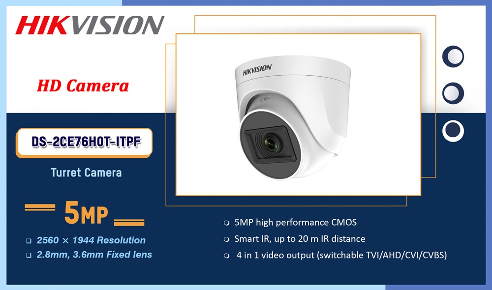 DS-2CE76H0T-ITPF Hikvision 5MP HD CAMERA Camera.lk Colombo Sri Lanka