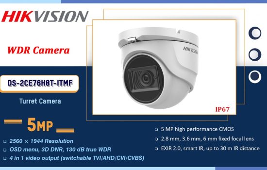 DS-2CE76H8T-ITMF Hikvision 5MP WDR CAMERA Camera.lk Colombo Sri Lanka