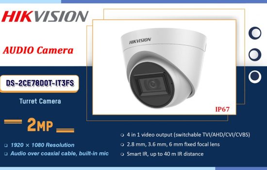 DS-2CE78D0T-IT3FS Hikvision 2MP AUDIO CAMERA Camera.lk Colombo Sri Lanka
