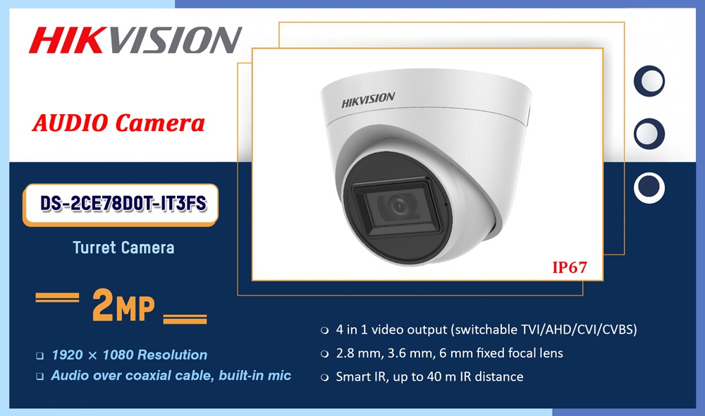 DS-2CE78D0T-IT3FS Hikvision 2MP AUDIO CAMERA Camera.lk Colombo Sri Lanka