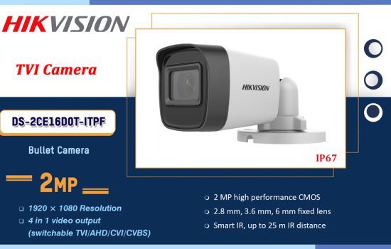 DS-2CE16D0T-ITPF Hikvision 2MP TVI CAMERA Camera.lk Colombo Sri Lanka