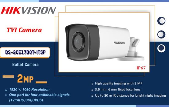 DS-2CE17D0T-IT5F Hikvision 2MP TVI CAMERA Camera.lk Colombo Sri Lanka