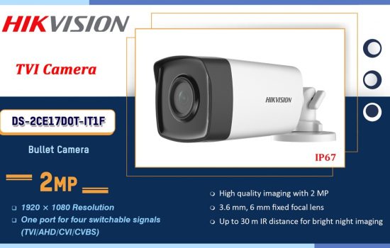 DS-2CE17DOT-IT1F Hikvision 2MP TVI CAMERA Camera.lk Colombo Sri Lanka