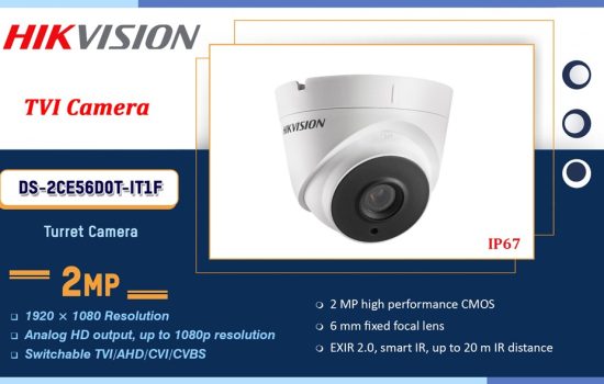 DS-2CE56D0T-IT1F Hikvision 2MP TVI CAMERA Camera.lk Colombo Sri Lanka
