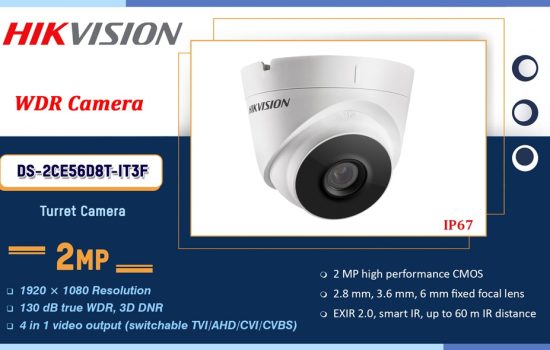 DS-2CE56D8T-IT3F Hikvision 2MP WDR CAMERA Camera.lk Colombo Sri Lanka