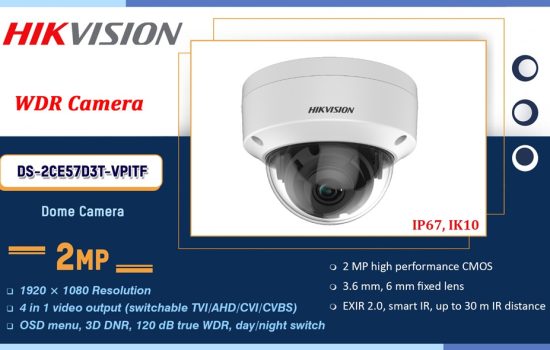 DS-2CE57D3T-VPITF Hikvision 2MP WDR CAMERA Camera.lk Colombo Sri Lanka