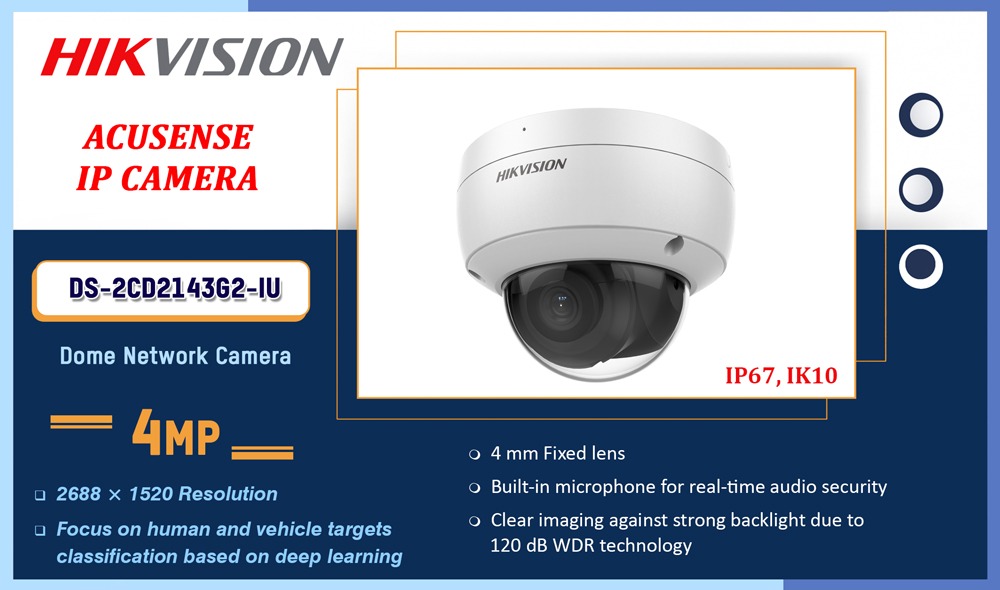 DS-2CD2143G2-IU Hikvision 4.0MP IP - ACUSENSE CAMERA Camera.lk Colombo Sri Lanka
