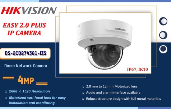 DS-2CD2743G1-IZS Hikvision 4.0MP IP - EASY 2.0 PLUS IP CAMERA Camera.lk Colombo Sri Lanka