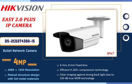 DS-2CD2T43G0-I5 Hikvision 4.0MP IP - EASY 2.0 PLUS IP CAMERA Camera.lk Colombo Sri Lanka