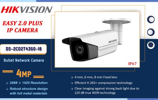 DS-2CD2T43G0-I8 Hikvision 4.0MP IP - EASY 2.0 PLUS IP CAMERA Camera.lk Colombo Sri Lanka