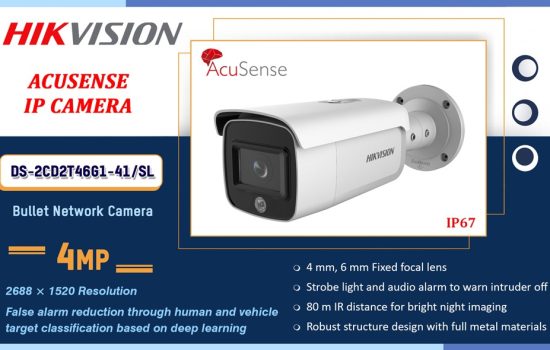 DS-2CD2T46G1-41/SL Hikvision 4.0MP IP - ACUSENSE CAMERA Camera.lk Colombo Sri Lanka