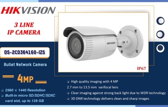 DS-2CD3641G0-IZS Hikvision 4.0MP - 3 LINE IP CAMERA Camera.lk Colombo Sri Lanka