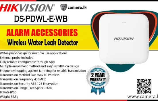 DS-PDWL-E-WB - Hikvision Wireless Water Leak Detector Alarm Accessories Camera.lk Colombo Srilanka