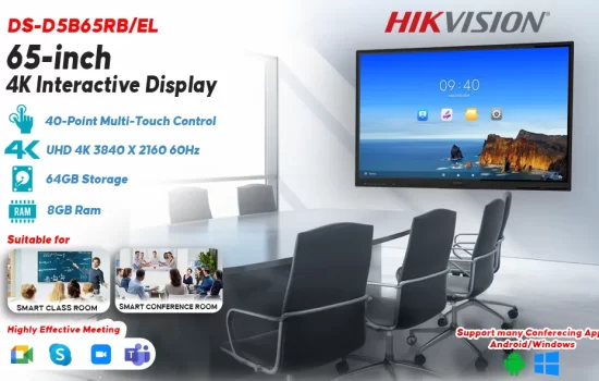 DS-D5B65RB/EL Hikvision 65-inch 4K Interactive Display Colombo Srilanka