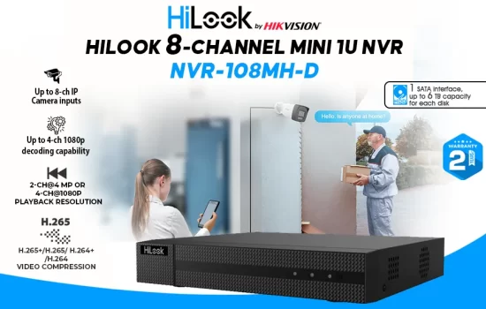 NVR-108MH-D HILOOK 8-channel Mini 1U NVR Colombo Srilanka