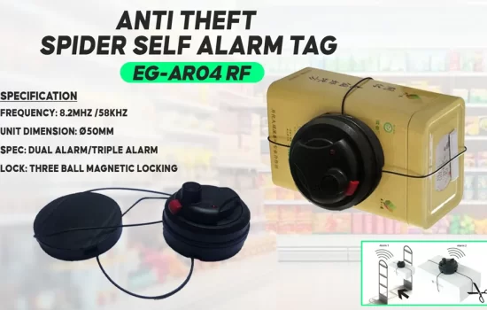 EG-AR04 RF - Anti Theft Spider Self Alarm Tag in Colombo Srilanka