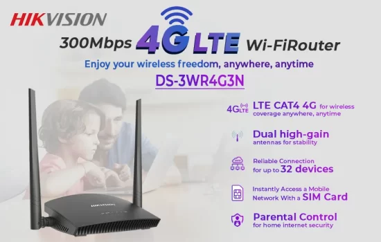 DS-3WR4G3N - Hikvision 300Mbps 4G LTE Wi-Fi Router Colombo Srilanka