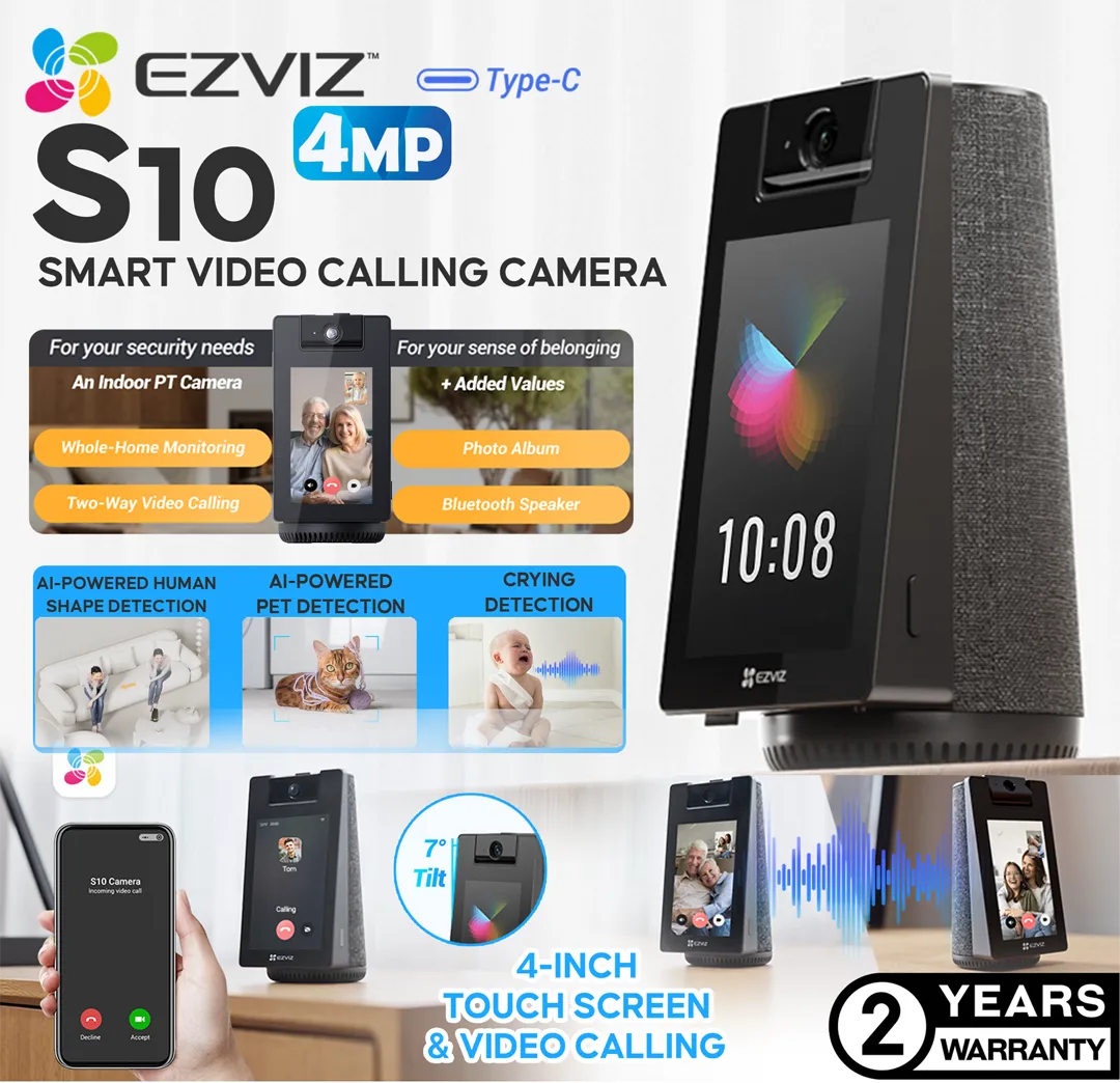 Ezviz S10 4MP Smart Video Calling Camera Colombo Srilanka