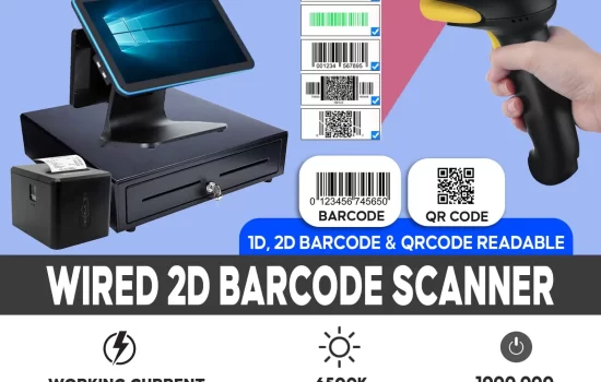 Redlink RL-CH300 Wired 2D Barcode Scanner available in Colombo Sri Lanka